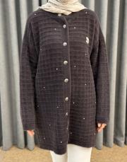 kahve 26 k 7010 nuss angora hırka 7