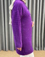 mor 26 k 7010 nuss angora hırka 7