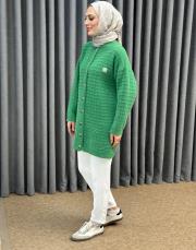 yeşil 26 k 7010 nuss angora hırka 3