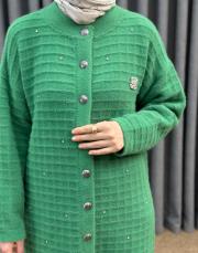 yeşil 26 k 7010 nuss angora hırka 5