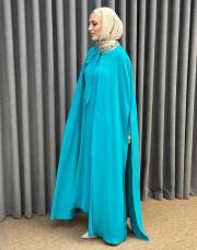 turkuaz 4785 missemramiss classico abiye elbise 3