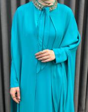 turkuaz 4785 missemramiss classico abiye elbise 6