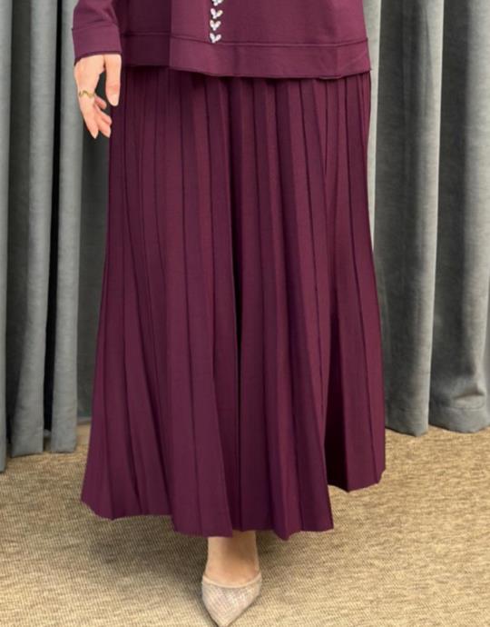 Bordo 13510 Nuss Triko Etek