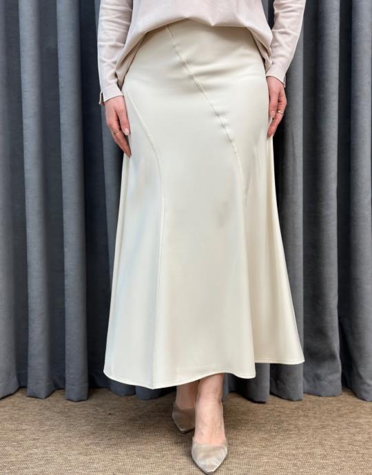 Ekru Sz 5480 Sentez Lilium Etek