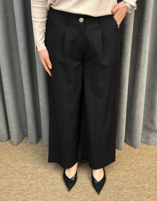 Siyah Sz 5636 Sentez Abelia Pantolon