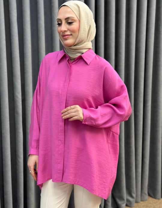Fuşya 26Y 3001 Nuss Tunik