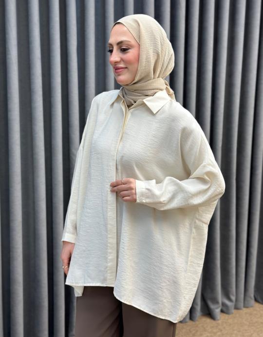 Krem 26Y 3001 Nuss Tunik