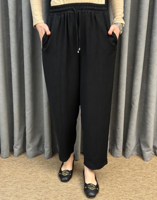 Siyah Sz 5642 Sentez Nepal Pantolon