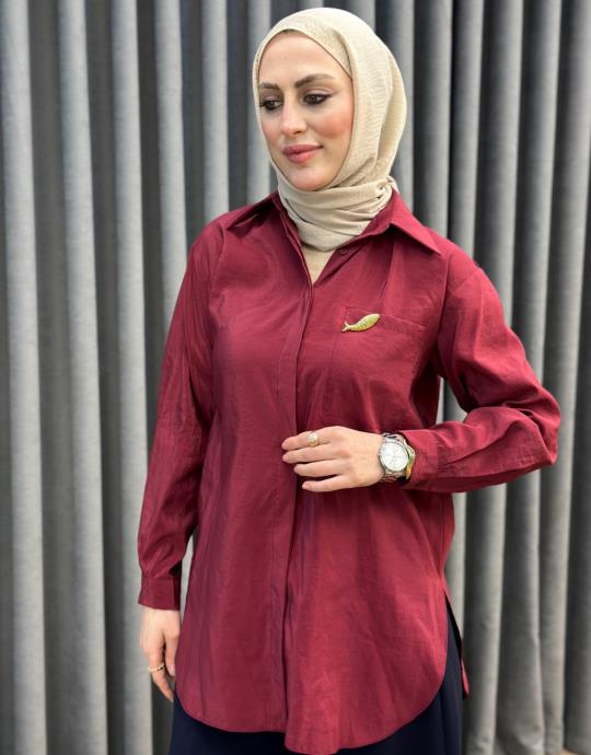 Bordo 5292 Missemramiss Sunshine Gomlek