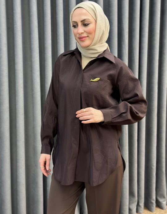 Kahve 5292 Missemramiss Sunshine Gomlek