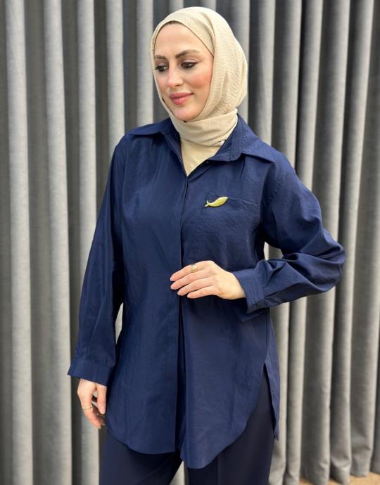 Lacivert 5292 Missemramiss Sunshine Gomlek