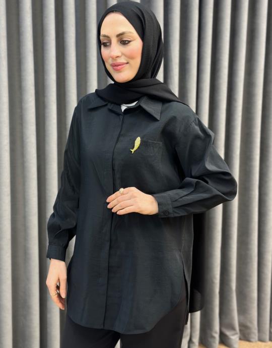 Siyah 5292 Missemramiss Sunshine Gomlek