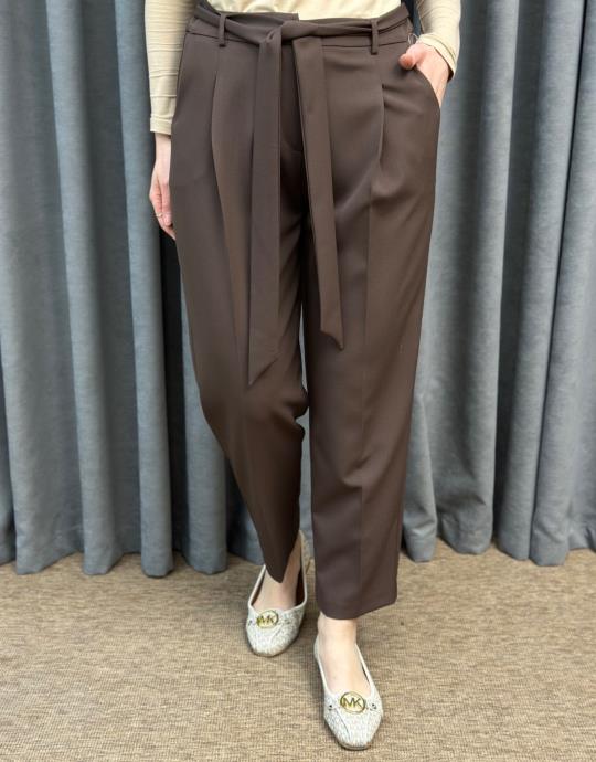 Kahve 5291 Missemramiss Kusakli Havuc Pantolon