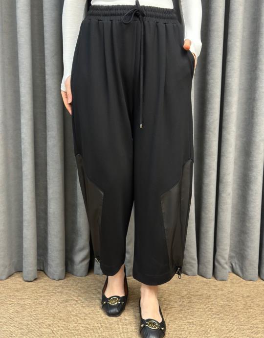 Siyah Sz 5647 Sentez Pantolon