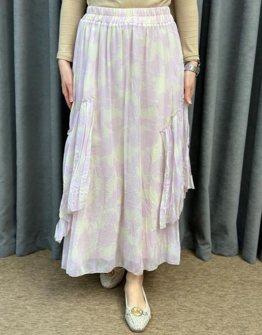 Ekru Lila 5152 Missemramiss Zingara Etek