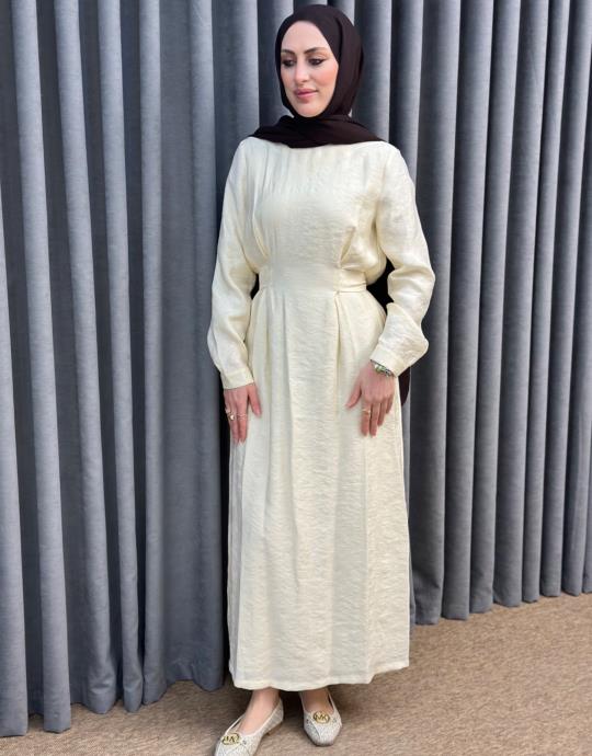 Ekru 26Y 2049 Nuss Elbise