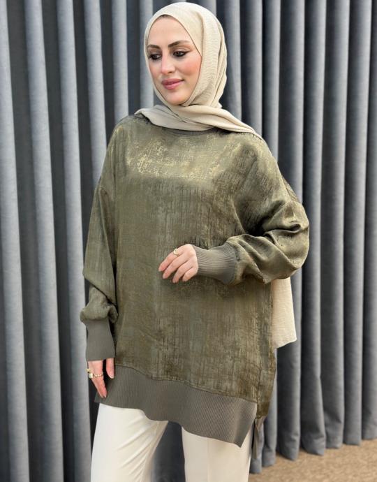 Haki 26Y 3013 Nuss Tunik